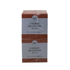 Happy Bath Original Cherry Blossom Soap 90g, 4 packs, 1 pack / 해피바스 오리지널 체리블로섬 비누 90g 4입 1개