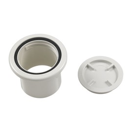 Elpa K-AC56 Cooler Cap, Air Conditioner, Plumbing, ABS Resin, Inner Diameter: 1.9 inches (48 mm), Outer Diameter: 2.2 inches (55.5 mm)