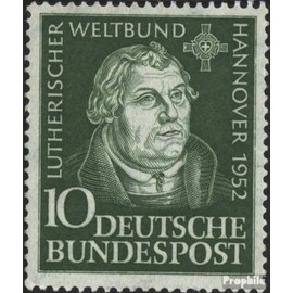 Prophila Collection BRD (BR.Deutschland) 149 (Complete Edition) Stamped 1952 Martin Luther (Stamps for Collectors) Christianity