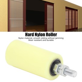Pack of 2 Sliding Gate Post Roller, Guide Rollers, Sliding, Heavy Duty Nylon, Lifting Roller, Roller Door Guide, Support Mounting Roller, 100 mm Hardware