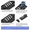 Kitmose 2 Pack Black Combination Lock, Rust Resistant, 4 Digit