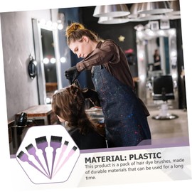 Ipetboom 6pcs Hair Dye Brush Applicator Hair Tint Brush for Coloring Salon Quality