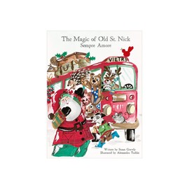 Vietri Old St. Nick The Magic of Old St. Nick: Sempre Amore Children's Book, Christmas Storybook