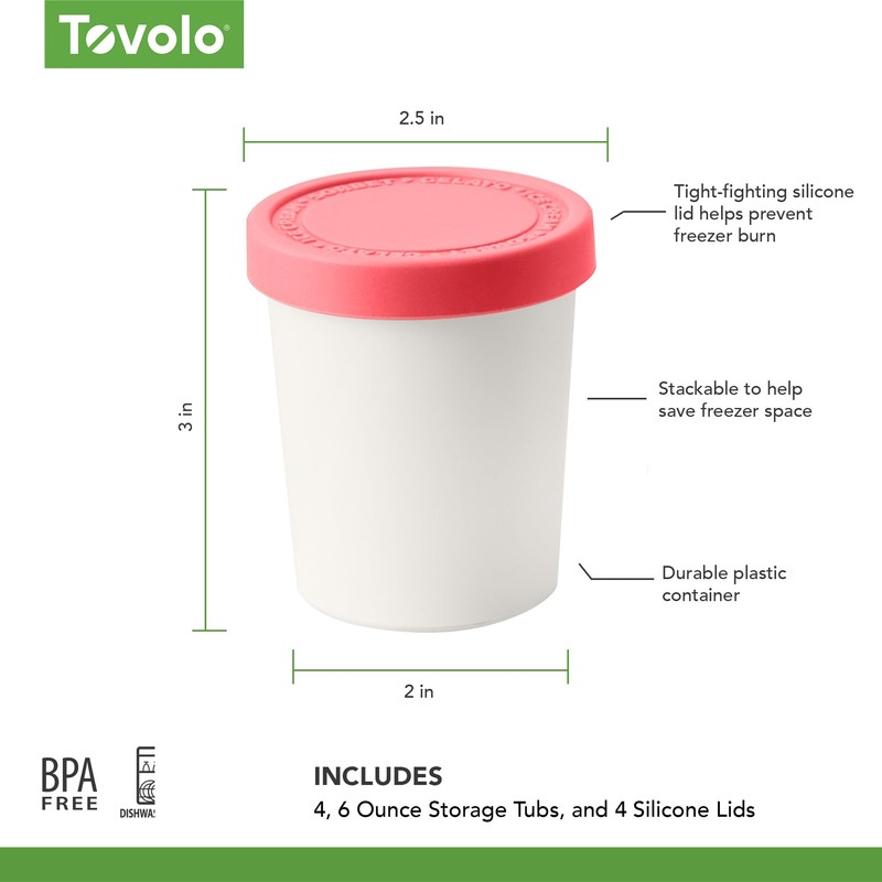 Tovolo Sweet Treat, Reusable Ice Cream Container for Homemade Ice