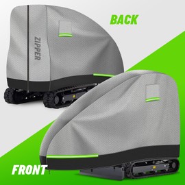 DTNESS Mini Excavator Cover, 420D Oxford Waterproof Sun Rain Dust Snow Protection Full Cover w/Zipper Door, Reflective Strip for Bobcat E20/Kubota KX015-4/John Deere 17 P/Takeuchi TB210R/Yanmar ViO17