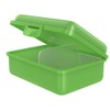 Fizzii Football Lunch Box, Plastic, green, 18 x 13 x