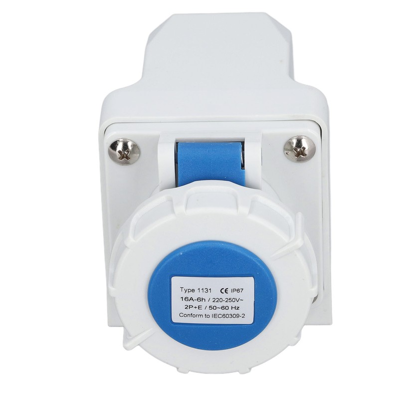 Industrial Power Connector IP67 Waterproof Dustproof 3 Core 16A 2P+E