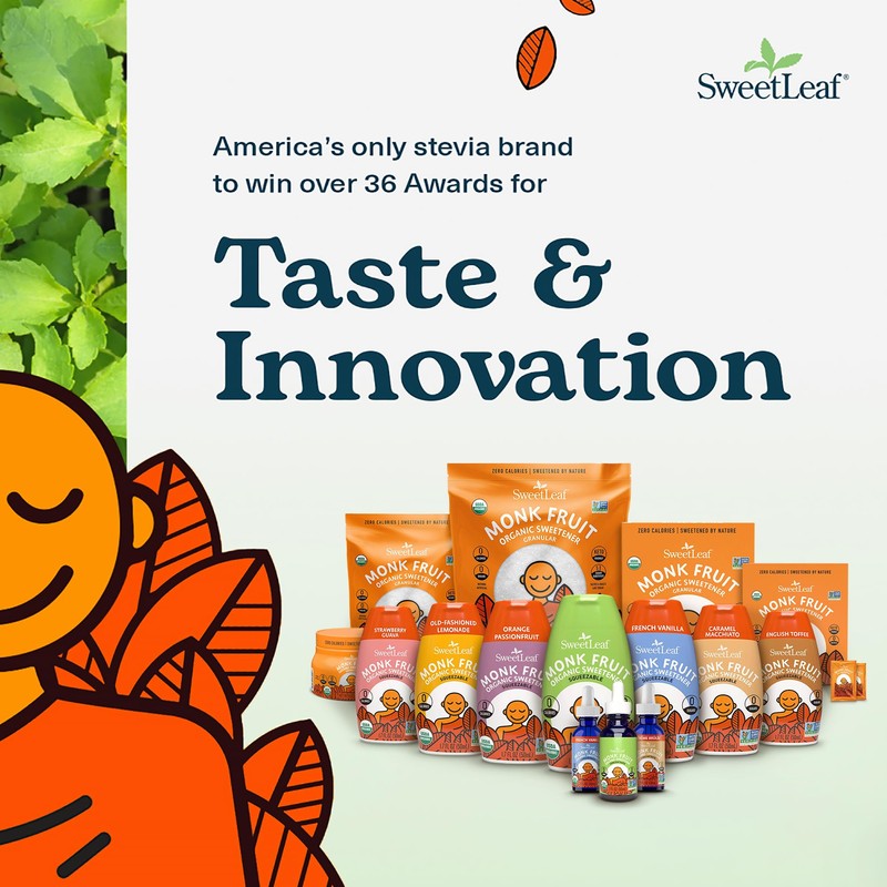 SweetLeaf Strawberry Guava Liquid Monk Fruit - Monk Fruit Liquid