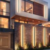 Aipsun Outdoor Wall Lighting 1 Pack, Black LED Exterior Wall