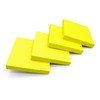 Bright Yellow Sticky Notes 4 Pads Removable Sticky Notes 76x76mm