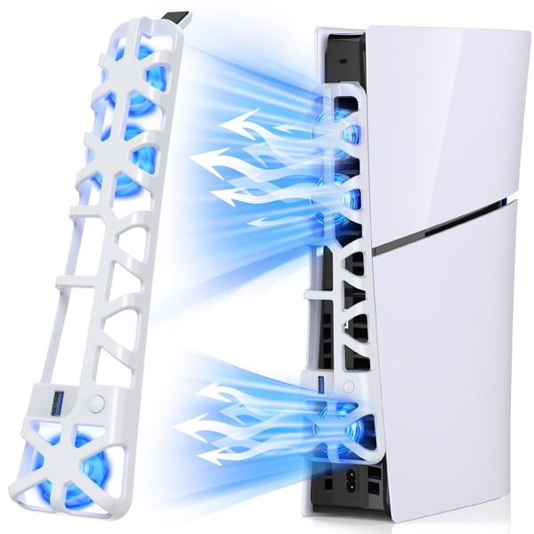 Cooling Fan for PS5 Slim with Adjustable Speed - 3