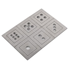 VOANZO Stainless Steel Welding Mold Welding Plate Practice Beginner Welding Practice Novice Practice Welding Sheet Dice Welding Kit Low Carbon Steel Welding Mold Kit