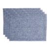 Solino Home Linen Placemats 19" L x 14" W Inch