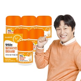 Good & Kids Delicious Multivitamin & Mineral 1200mg 60 Tablets 6 Boxes / Children's Multivitamin / 굿앤키즈 맛있는 멀티비타민 앤 미네랄 1200mg 60정 6박스  어린이 멀티비타민