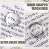 Briwooody 6 Pcs Crystal Dome Magnifier Paperweights Glass Paperweight Reading
