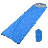 Adult Outdoor Envelope Sleeping Bag with Hood Waterproof for Camping