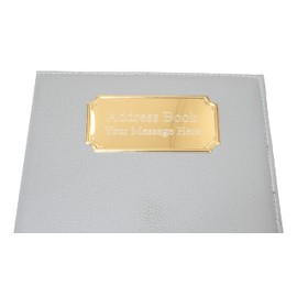 Red Welsh Dragon Telephone Address Book A-Z Index Black, Grey and Brown Free Engraving (Black) 491