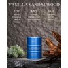 M&SENSE Vanilla Sandalwood Scented Candles Natural Non Toxic, Aromatherapy Candle
