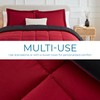 Nestl 3 Piece Quilted Down Alternative Comforter with 2 Pillow