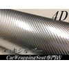 4D Carbon Sheet Plated Silver, 59.8 x 11.8 inches (152