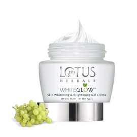 Lotus Herbals WhiteGlow Skin Whitening And Brightening Gel Cream | SPF-25 | 60g
