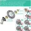 6 Inch Heavy Duty Steel Wire Trimmer Blade, Unbreakable Wire