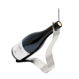 gakuryo Wine Holder Silver 50x200x275 mm Wave