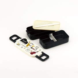 Skater YZW3AG-A Snoopy Orchestra Lunch Box, 20.3 fl oz (600 ml), Antibacterial, 2-Tier, For Women, Made in Japan