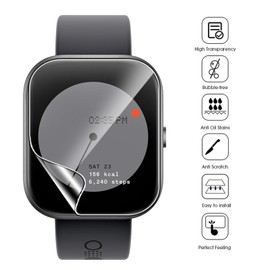 KUSINHOKA Pack of 3 Screen Protectors Compatible with CMF by Nothing Watch Pro, HD Clear [Anti-Scratch] Soft TPU Screen Protector, Full Coverage [Bubble-Free] Film for CMF Watch Pro