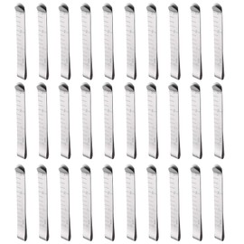 30 Pcs Hemming Clips Stainless Steel Sewing Clips, Metal Measurement Ruler Quilting Sewing Supplies Hemming tools for Fabric Pinning Quilting Marking Accessories Trouser Hem Clipss, Hem Marker Tool