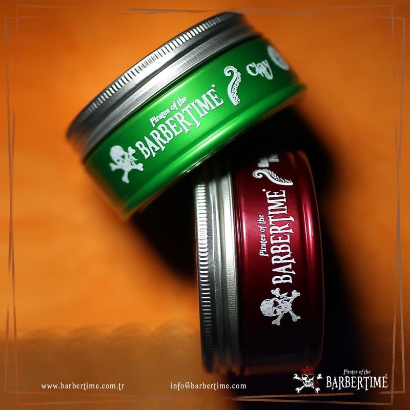 BARBERTIME Hair Styling Matte Wax | No6 Green Matte Clay