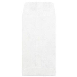 JAM Paper® Tyvek Envelopes - #7 Coin (3 1/2" x 6 1/2") - White - 25 Tyvek Envelopes per Pack