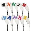 Leather Golf Club Headcovers Irons Set 10 Pcs Club Iron