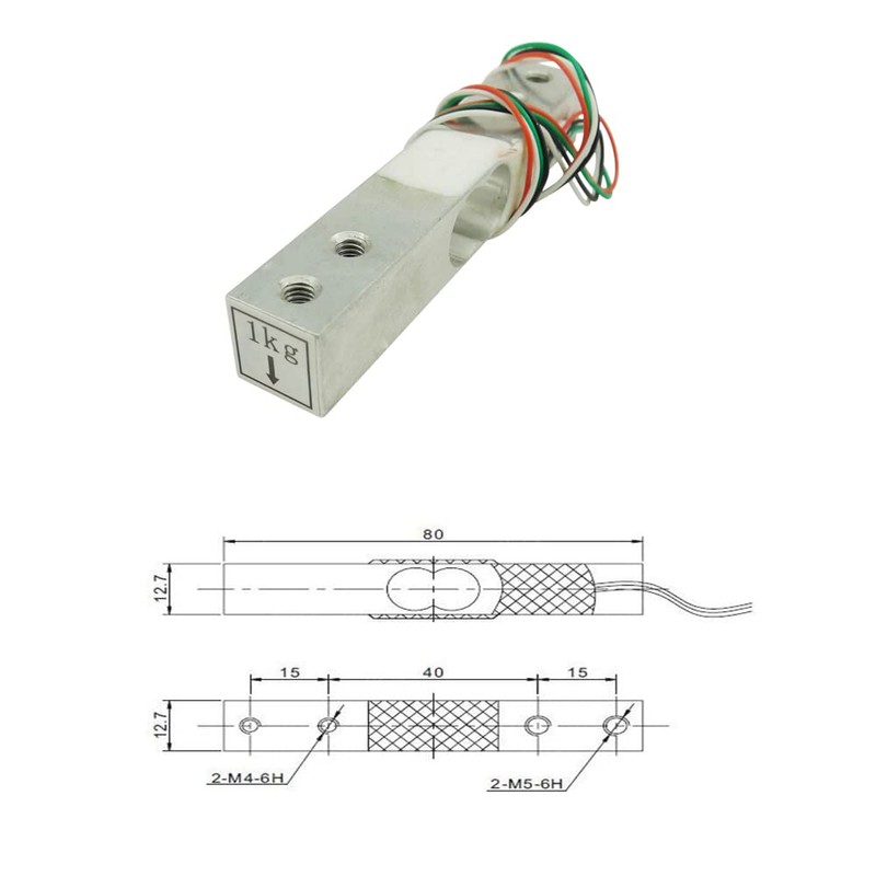 Aihasd Digital Load Cell Weight Sensor 1 kg Portable Electronic