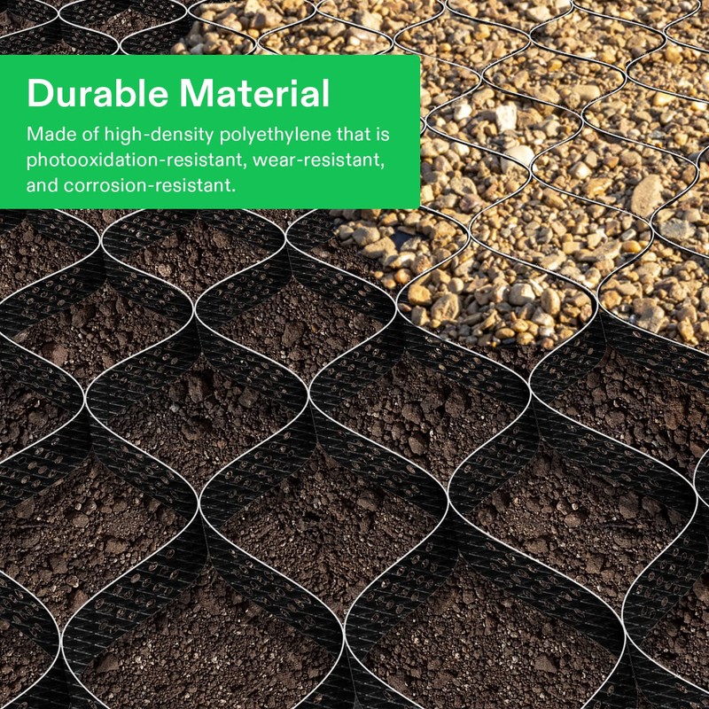 VIVOSUN 3’’ Depth Ground Grid, 9x17 ft, High-density HDPE Geo