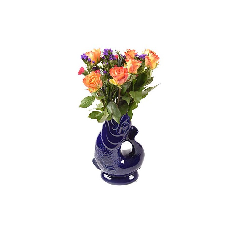Gluggle . Cobalt Blue Gluggle / Glug Glug Jug (Large)