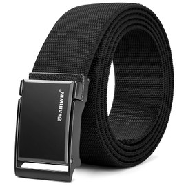 FAIRWIN Belts for Men, 1.5" Nylon Web Belts Men Casual Belt Outdoor Work Sports Hunting Hiking with Quick Release Buckle