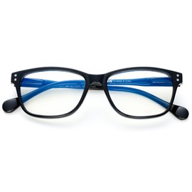 Naked Optics® Blue Light Filter Glasses for Men and Women, Glasses with Blue Filter as Screen Glasses, PC Gaming Glasses, Without Prescription - Panto, Havana.