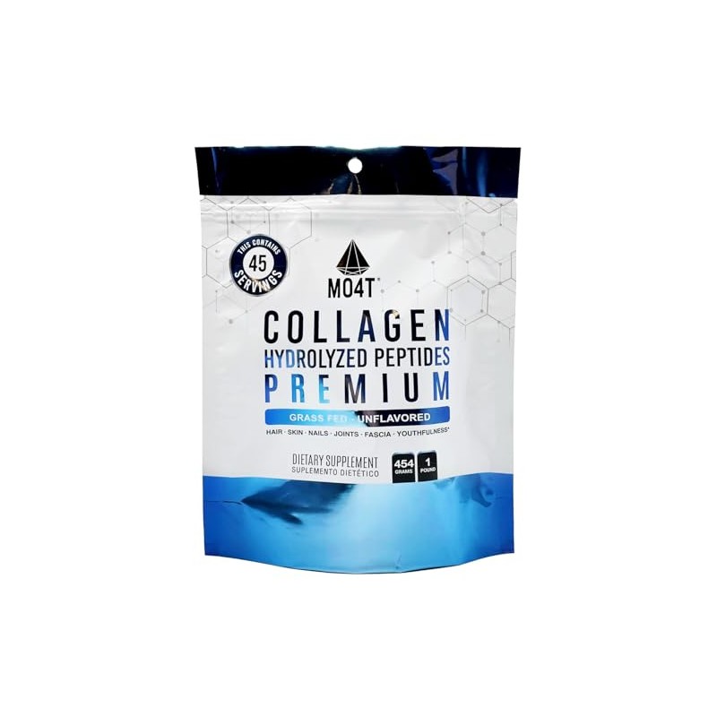 MOMOF4TRANSFORM MO4T Collagen Peptides- Collagen Powder- Hydrolyzed Collagen- Grass fed