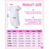 4 Pieces Sublimation Baby Blank Bodysuits White Short Sleeve Bodysuits