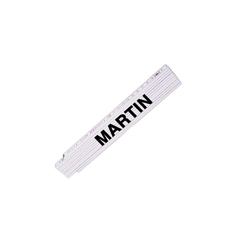 Folding ruler with name Martin for men, high quality brand