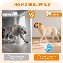 Paw Pads for Dogs Traction - Anti-Slip Sticky Dog Paw Protector Pads for Senior Dogs, Non Slip Adhesive Dog Paw Grip Pads Covers for Slippery Hardwood Floors to Prevent Slipping While Walking Running