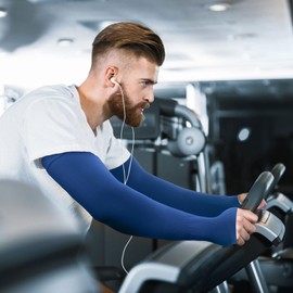 Arm Sleeves Men UV Protection, Cooling Sun Sleeves,Perfect for Gardening with Thumb Holes