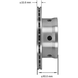 Bendix Bendix Premium PRT5768 Rear Brake Rotor for Dodge Sprinter 2500 2006-2003, Sprinter 3500 2006-2003, Freightliner Sprinter 2500 2006-2002, Sprinter 3500 2006-2002
