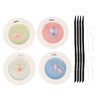 4 Pieces Aromatherapy Wax Tablets Long Lasting Dry Flower Scented