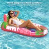 2 Pack Pool Floats Adult Heavy Duty, Inflatable Pool Lounger