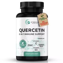 STERIUS NUTRITION Quercetin with Bromelain, Vitamin C, D, Zinc, Stinging Nettle Root