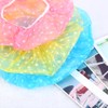 Pack of 3 Shower Caps, Impermeable Cuff Doccia Elastico Per