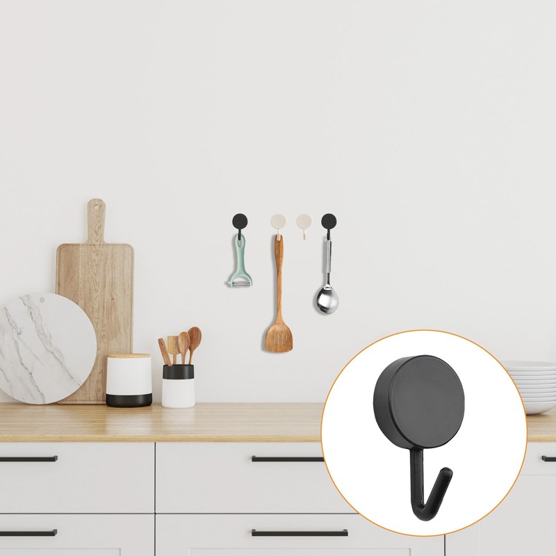 MOROBOR Self Adhesive Hooks, 20pcs Heavy Duty Plastic Hooks Wall