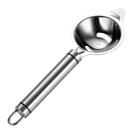 Egg Liquid Separator Egg Separator Egg White Separator Stainless Steel Egg Yolk Egg White Separator, Long Handle Filter, Cooking Tool, Baking Assistant